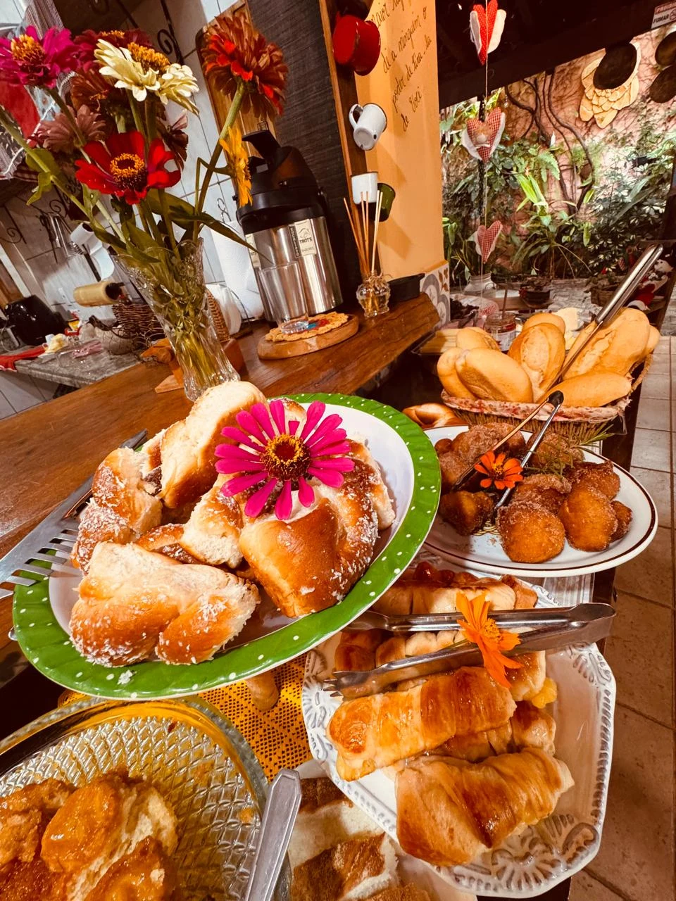 Café da manhã da pousada