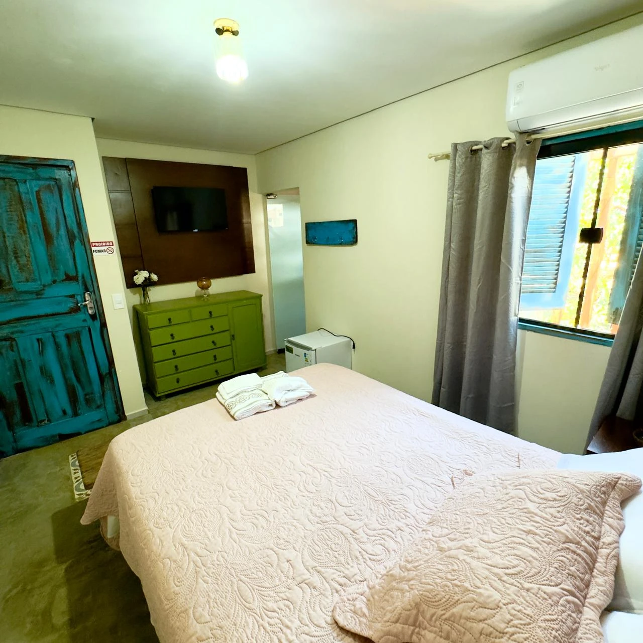 Quarto Parmesão da Pousada Machado em Frutal